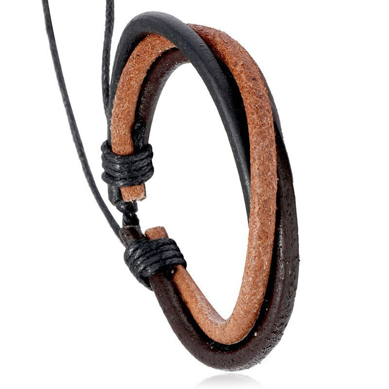 Bracelet en cuir de bovin