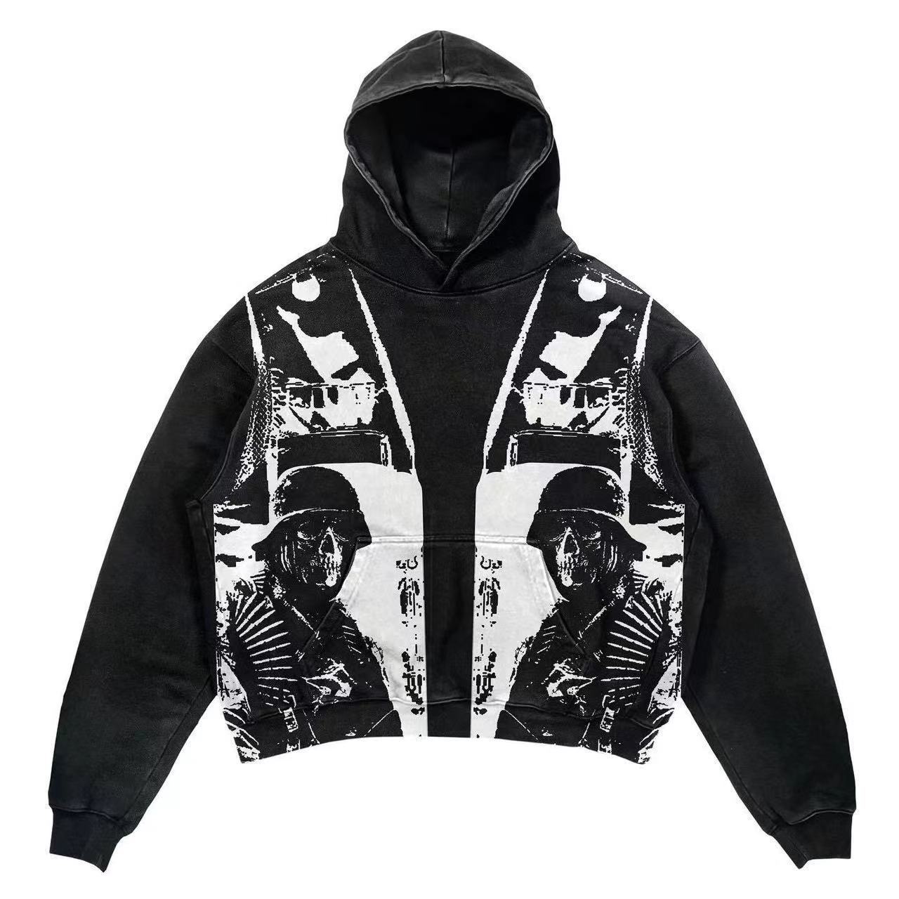 Sweat à capuche vintage