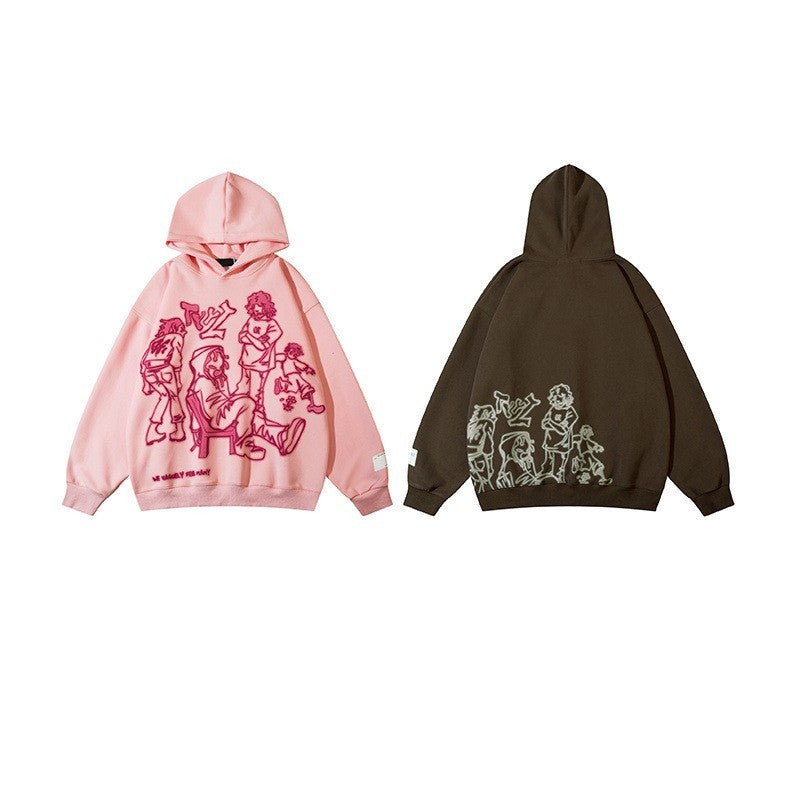 Sweat à capuche Graffi Couples