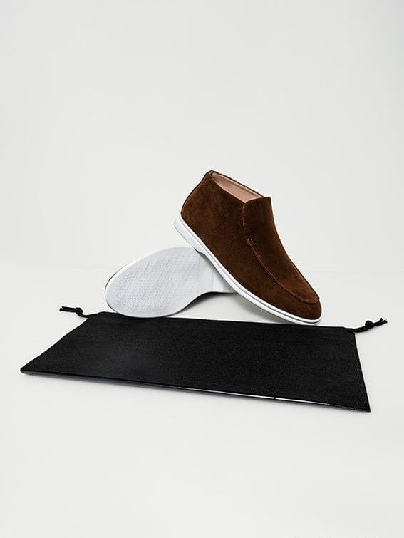 Mocassin haut marron foncé