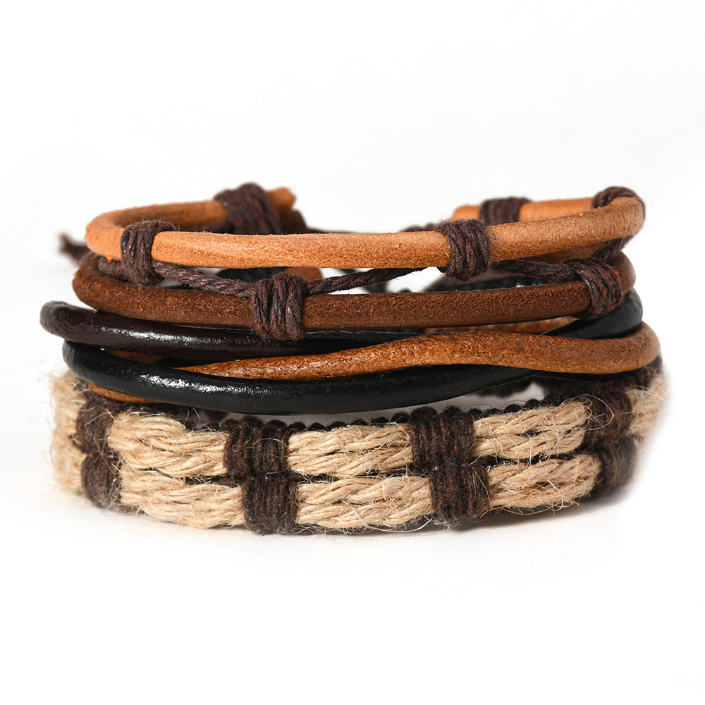 Bracelet en cuir de bovin