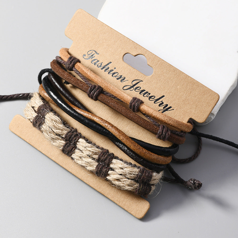 Bracelet en cuir de bovin