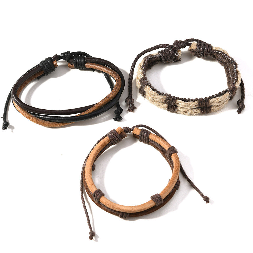 Bracelet en cuir de bovin