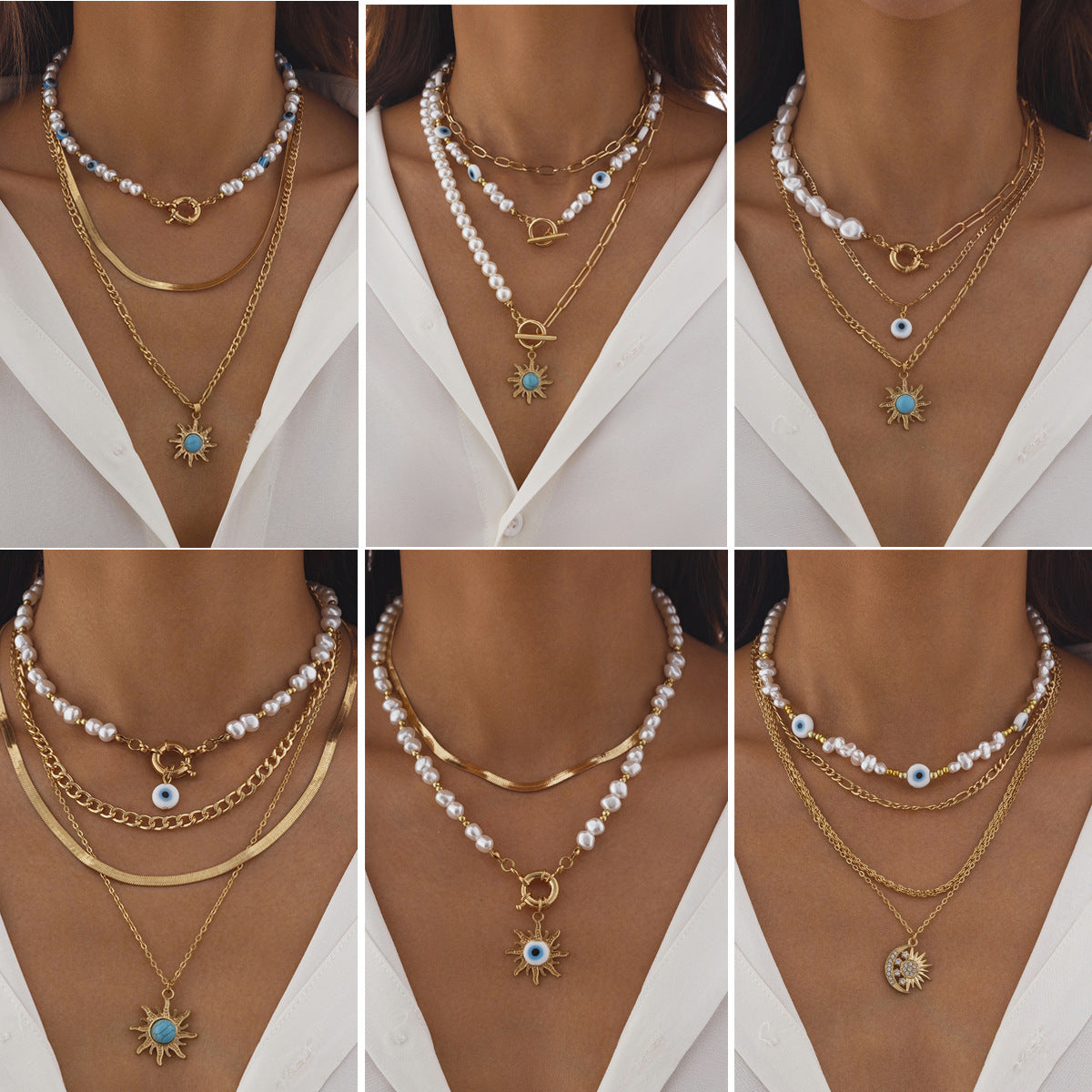 Collier de perles Emy