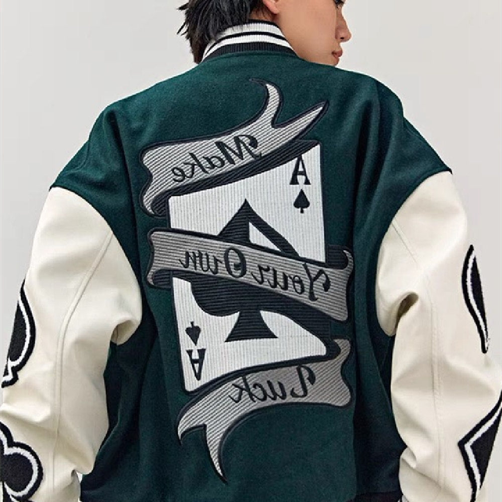 Veste de baseball Poker