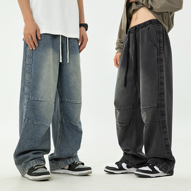 Jeans japonais plissés