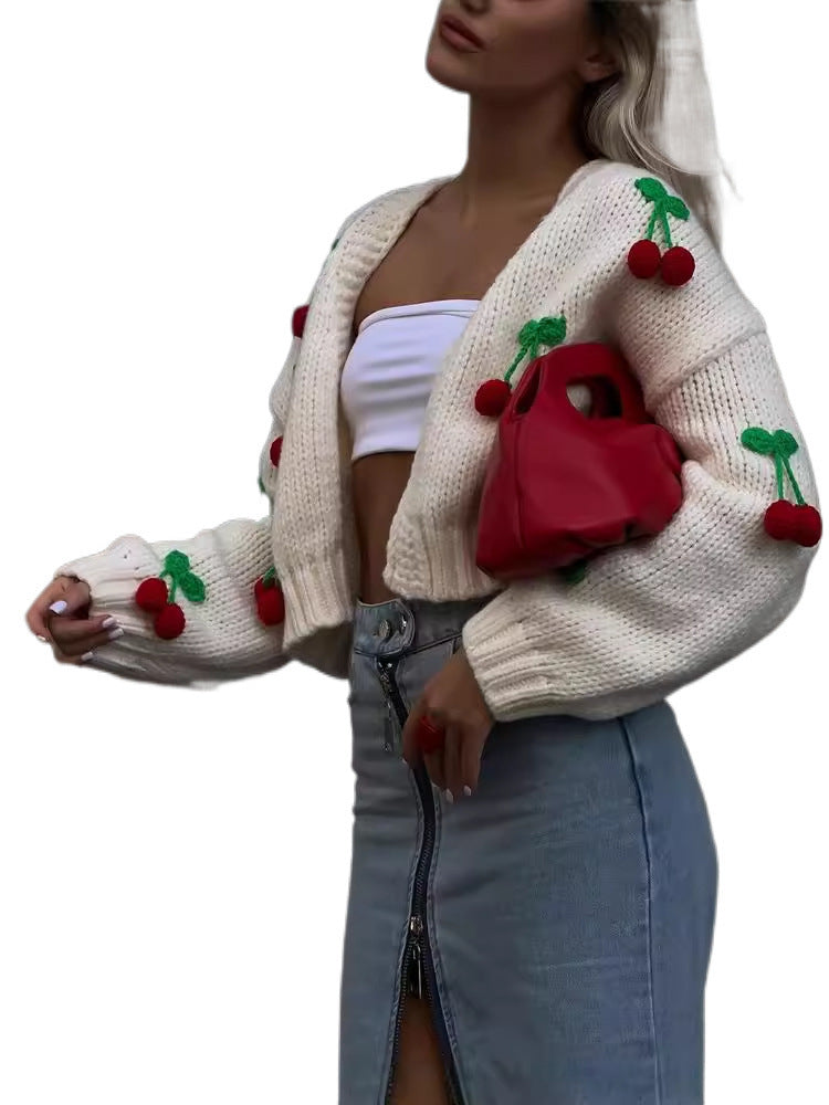 Long Sleeve Sweater Casual Autumn And Winter Sweater Cardigan Coat