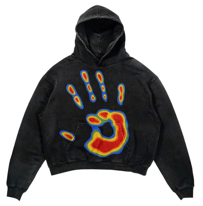 Sweat à capuche vintage