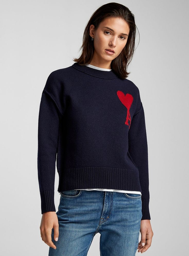 Pull Cœur Classique