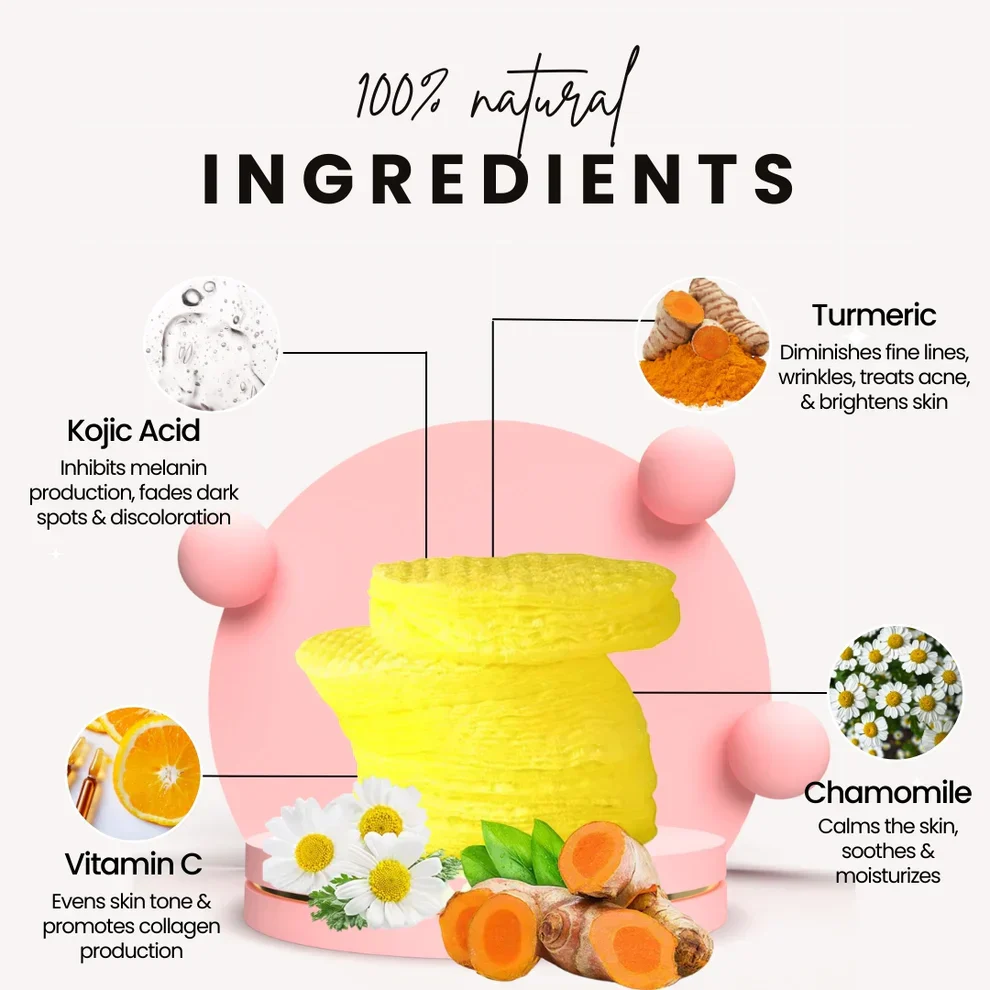 Tampons au Curcuma et Acide Kojique