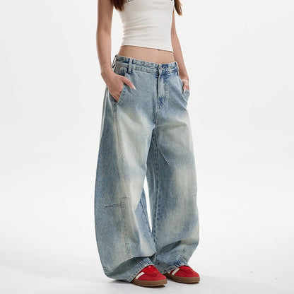 Jeans Machete Lavés Distressés Pour Femmes