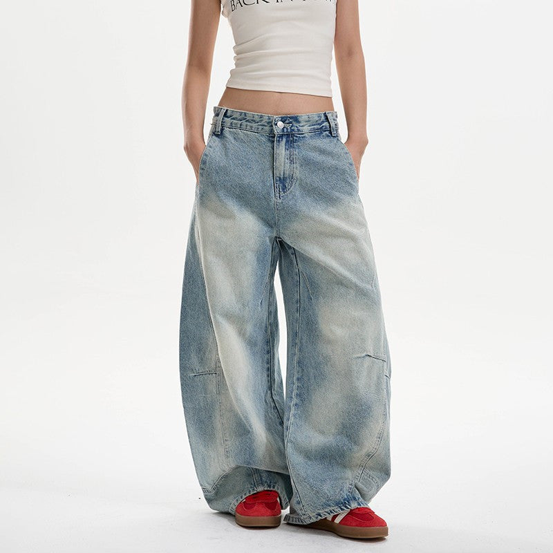 Jeans Machete Lavés Distressés Pour Femmes