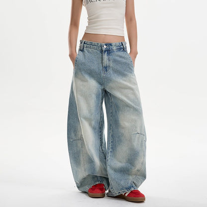 Jeans Machete Lavés Distressés Pour Femmes
