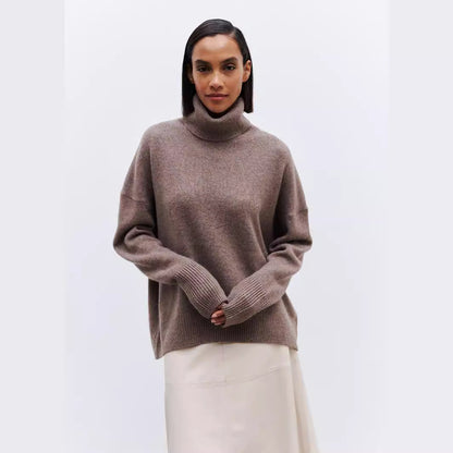 Women's Loose High Collar Autumn And Winter Anti-Pilling Sweater
