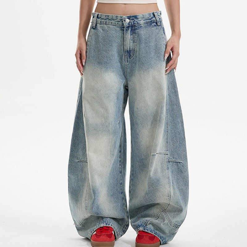 Jeans Machete Lavés Distressés Pour Femmes