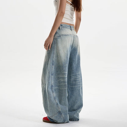 Jeans Machete Lavés Distressés Pour Femmes