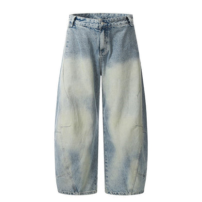 Jeans Machete Lavés Distressés Pour Femmes