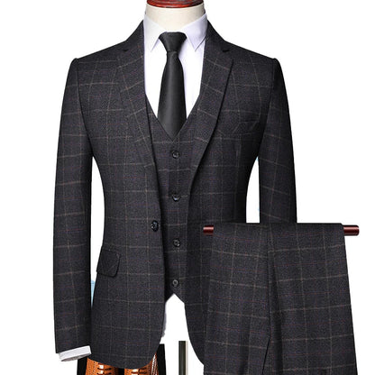 Men's 3-piece set for office, wedding, casual suit | Nekola Solanordi Man