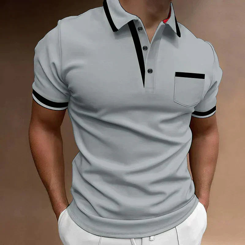 Men's Polo Shirt with Buttons | Bertram Solanordi Polo