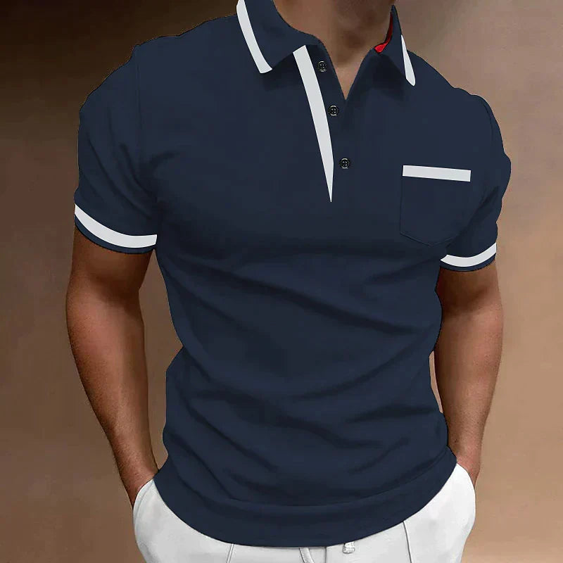 Men's Polo Shirt with Buttons | Bertram Solanordi Polo