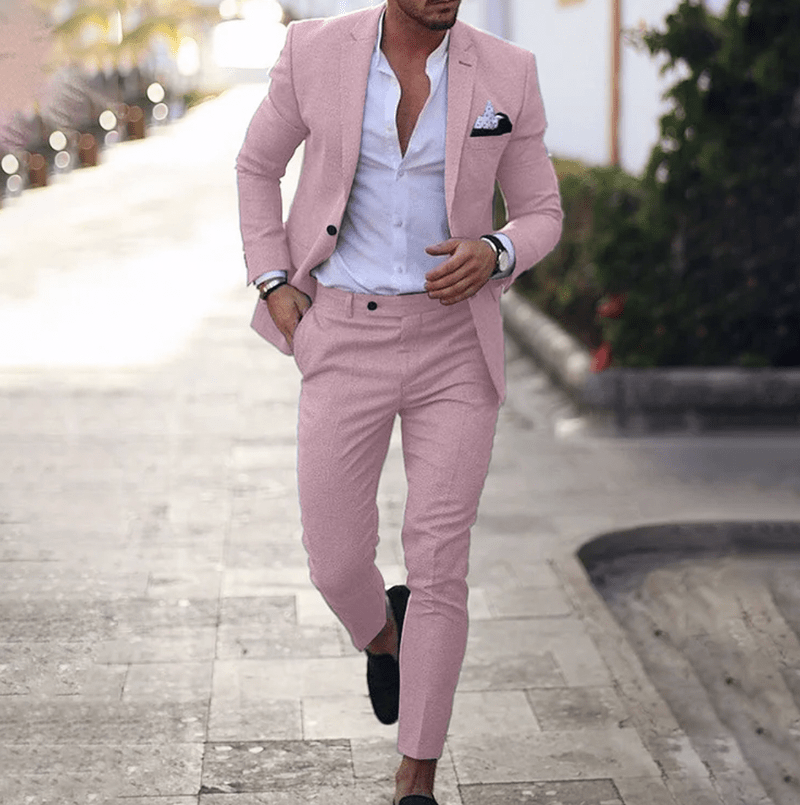 Two-Piece Suit - Blazer and Trouser Set for Men | Mikelis Solanordi
