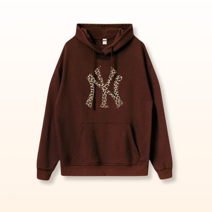 Sweat à capuche léopard NY | LIMITÉ