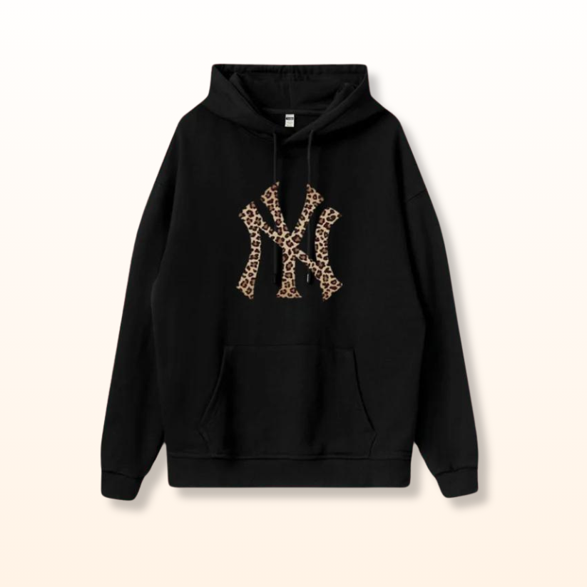 Sweat à capuche léopard NY | LIMITÉ