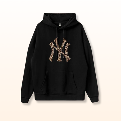 Sweat à capuche léopard NY | LIMITÉ